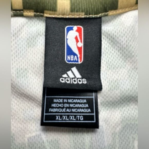Kawhi Leonard Adidas NBA4Her Jersey Camo San Antonio Spurs Women's Sz XL NWOT - Picture 11 of 14